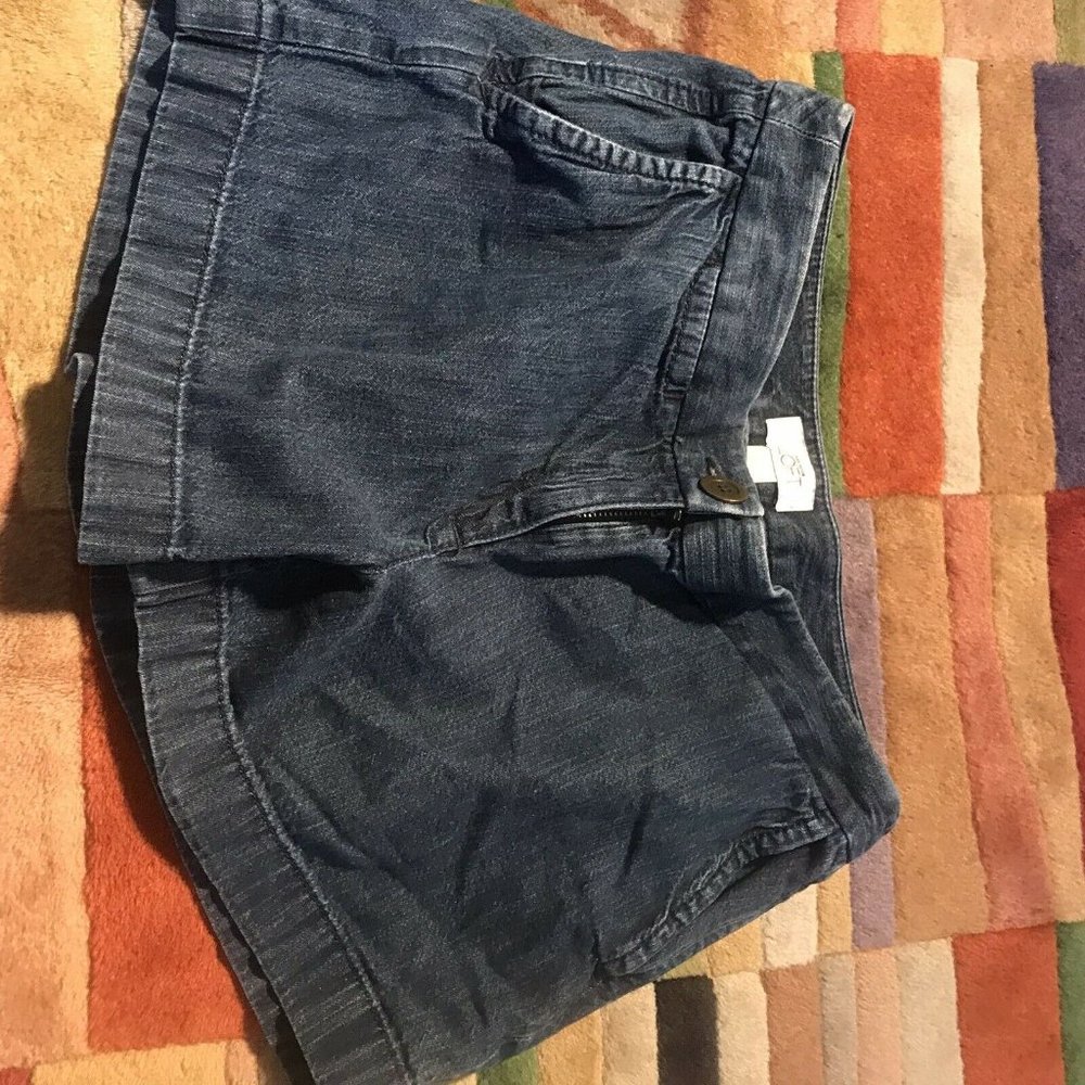 Ann Taylor Loft Womens Shorts 2 Navy Blue Denim